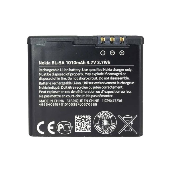 باطری موبایل نوکیا Asha 502 با کدفنی BL-5A