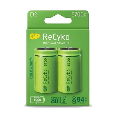 باطری قابل شارژ جی پی Recyko 5700mAh بزرگ